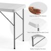 Folding Fish Cleaning Table with Sink and Faucet for Dock Picnic