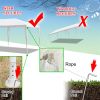 30''x10''(3 x 9m ) Seven Sides Portable Home Use Waterproof Tent with Spiral Tubes For Household;  Wedding;  Party;  Parking Shed  XH